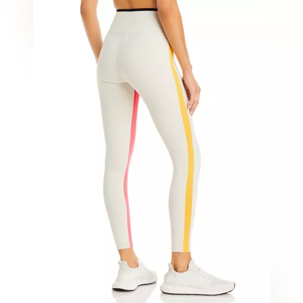 Splits59 Leggings Sam High Waist Techflex 7/8 Pants White Colorblock Medium - Picture 7 of 8
